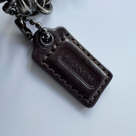 Coach Kristin Python Embossed Crossbody Bag w/ Detachable Chain Strap - Picture 14 of 16